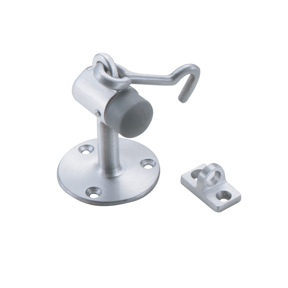 Aluminum Floor Mount Door Stop and Holder